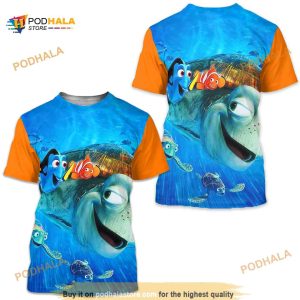 Nemo Finding Nemo Orange Button Overalls Patterns Disney 3D Shirt