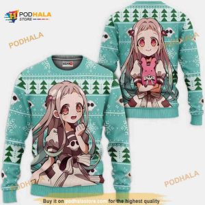 Nene Yashiro Anime Toilet-Bound Hanako-Kun Xmas Funny Ugly Christmas Sweater