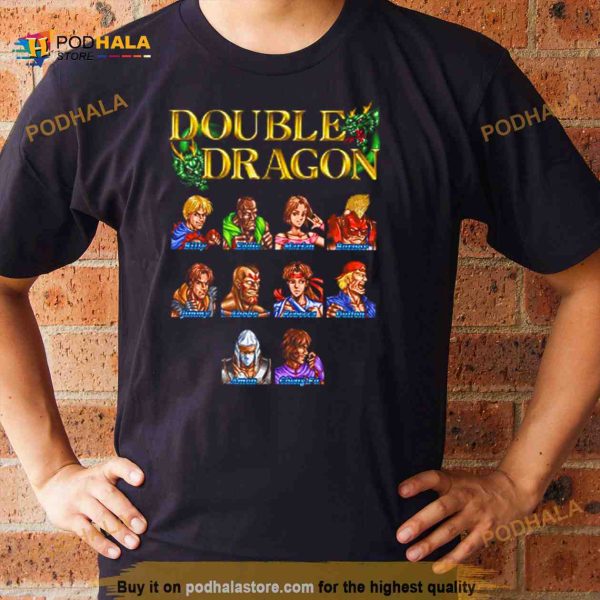 Neo Geo Character Lineup Double Dragon Shirt