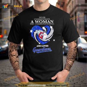 Never Underestimate a Woman who Understands Baseball And loves Guardians 2023 Shirt