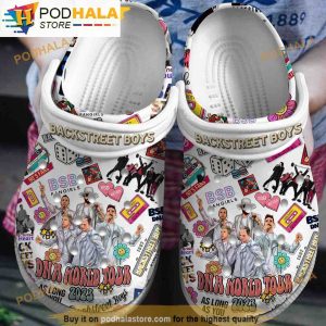 New Backstreet Boys Music 3D Funny Crocs Clog Shoes