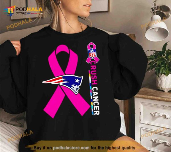 new England Patriots NFL Crush Cancer Shirt