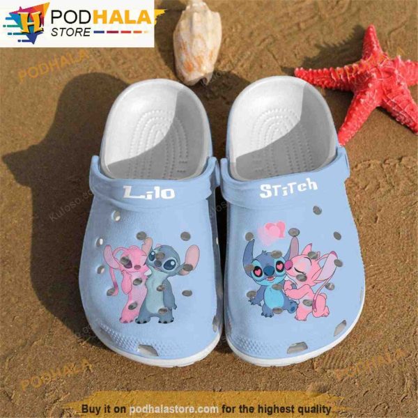 New Lilo Stitch 3D Funny Crocs Clog Shoes