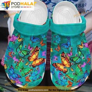 New Style Butterfly 3D Funny Crocs Clog Shoes