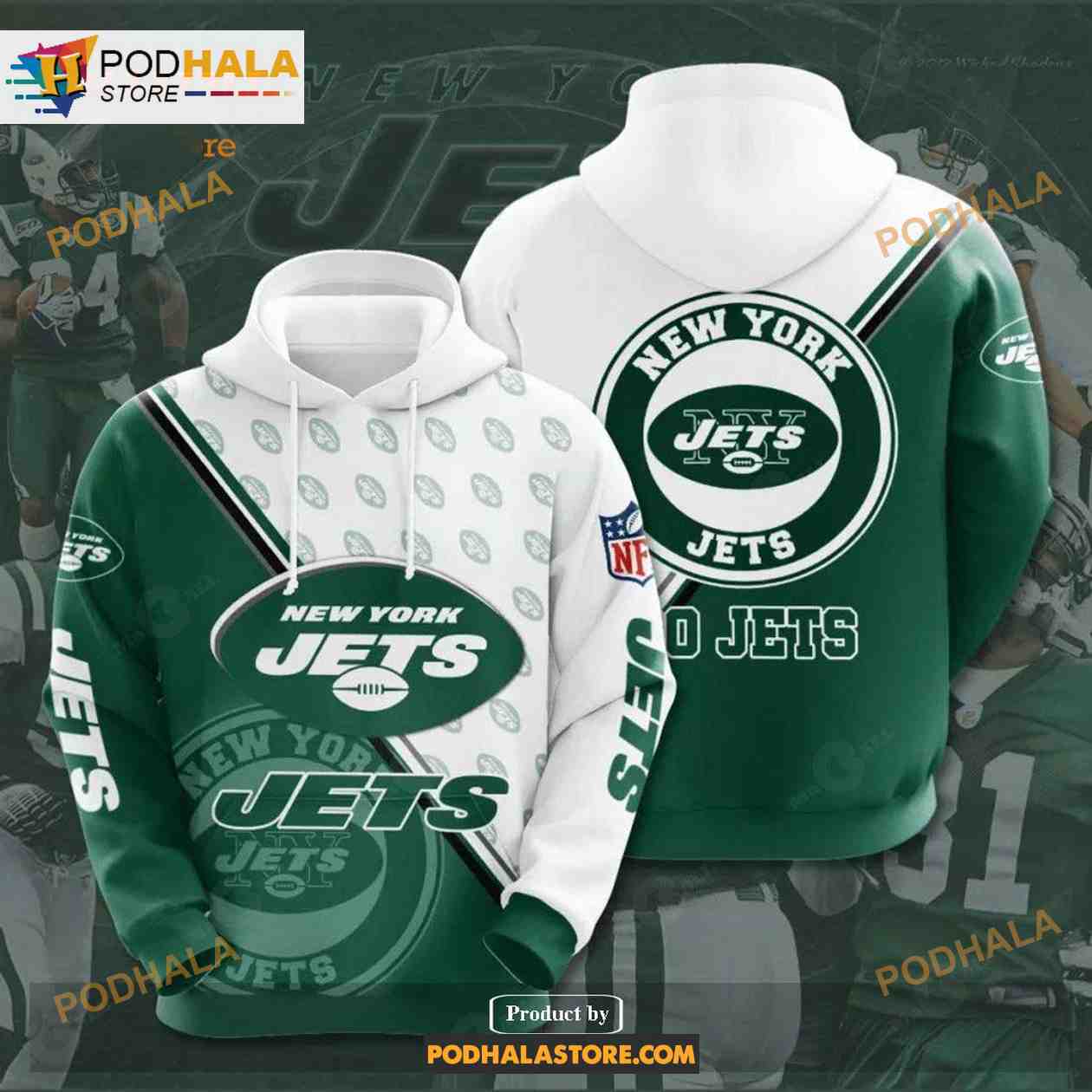 New York Jets NFL 3D Fleece Hoodie Jacket Best Gift