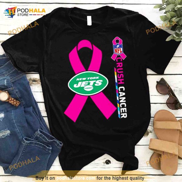 new York Jets NFL Crush Cancer Shirt
