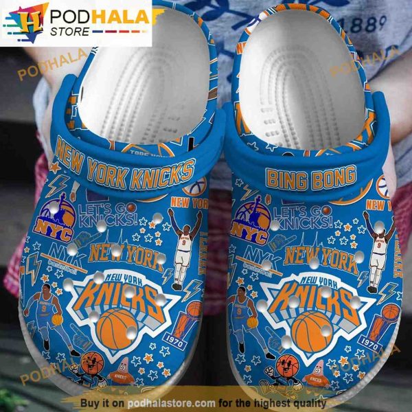 New York Knicks Nba 3D Funny Crocs Clog Shoes