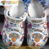 New York Knicks Nba White 3D Funny Crocs Clog Shoes