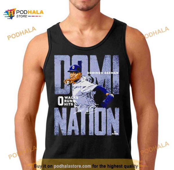 New York Yankees Domingo German Walks Runs Hits Signature Shirt