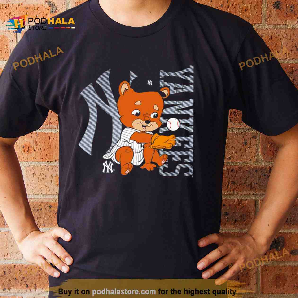 New York Yankees Infant Mascot Shirt New York Yankees Infant Mascot Shirt