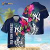 New York Yankees MLB Hawaiian Shirt, Tribal Tropical Flower Pattern