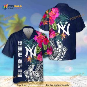 Cheap Palm Tree MLB Baseball New York Yankees Hawaiian Shirt, NY