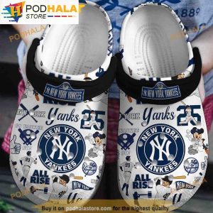 New York Yankees Mlb 3D Funny Crocs Clog Shoes