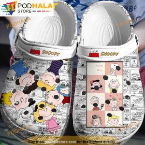 Nice Day With Snoopy And Friends 3D Funny Crocs Clog Shoes