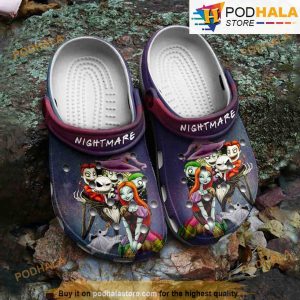 Nightmare Before Christmas 3D Funny Crocs