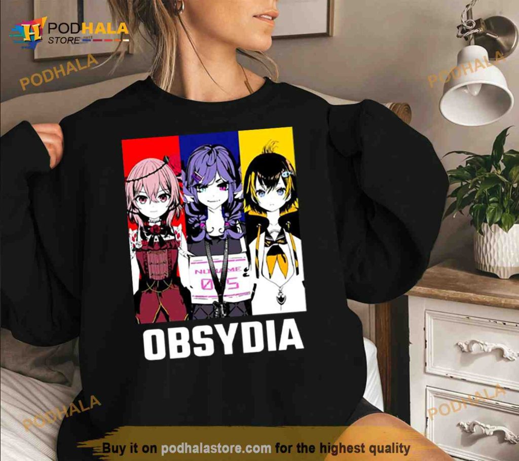 Nijisanji En Obsydia Shirt - Podhalastore