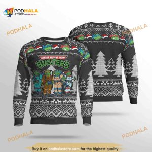 Ninja Turtle Teenage Mutant Ghost Christmas Occasion Christmas Holidays Ugly Sweater