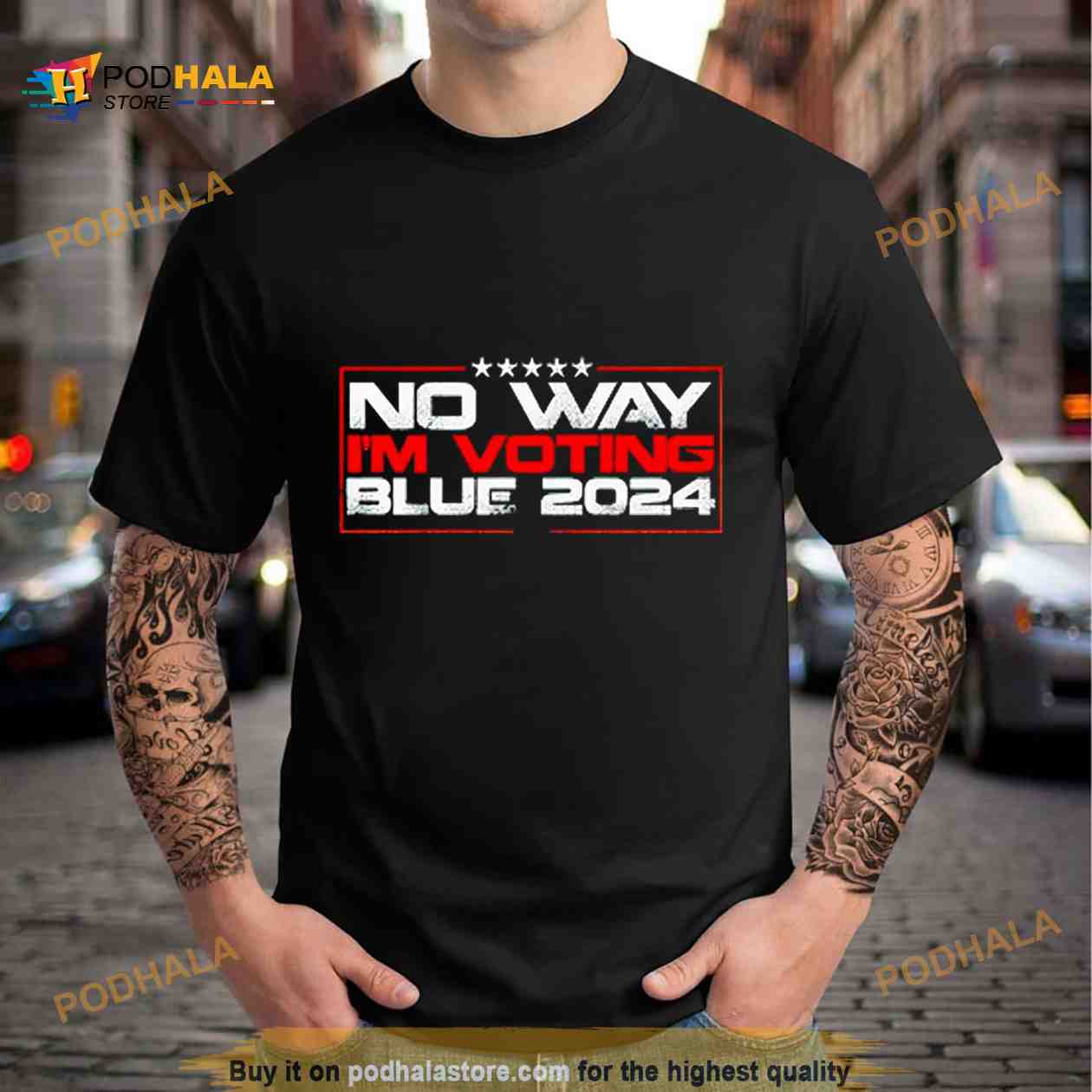 No way i’m voting blue 2024 Shirt No way i’m voting blue 2024 Shirt