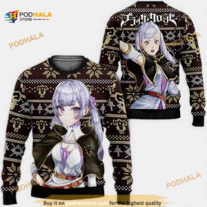 Noelle Black Clover Anime Gift Fan Funny Ugly Xmas Sweater