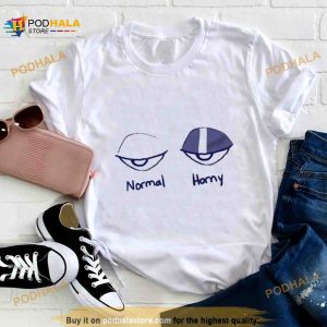 Normal eye vs horny eye Shirt 2