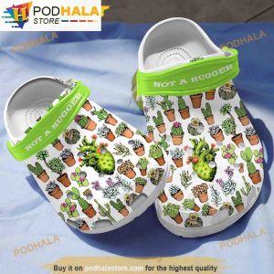Not A Hugger Garden 3D Funny Crocs