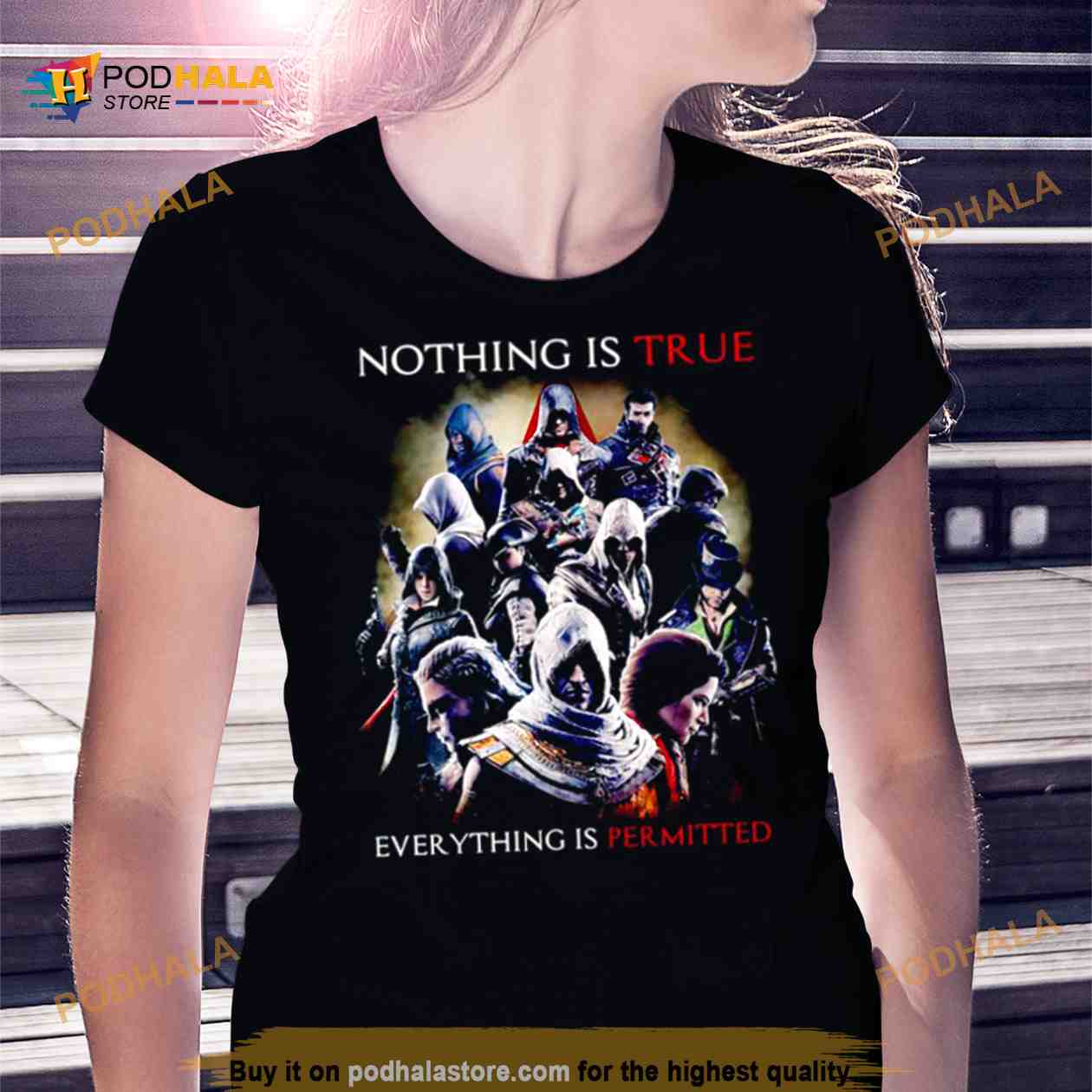 Nothing Is True Everything Is Permitted Assassins Creed T Shirt Nothing Is True Everything Is Permitted Assassins Creed T Shirt