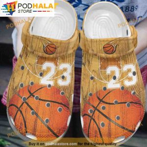 Number 23 Basketball 3D Funny Crocs