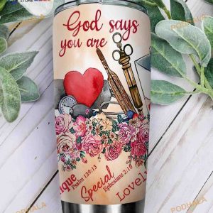 Nurse Under God Stainless Steel Cup Coffee Tumbler