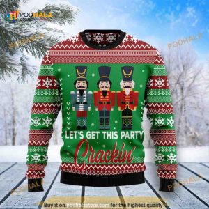 Nutcracker Party Cracking All Over Printed Sweater