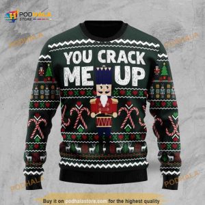 Nutcracker You Crack Me Up All Over Printed Sweater