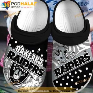 Oakland Las Vegas Raiders 3D Funny Crocs
