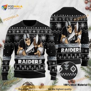 Oakland Raiders All Over Printed Funny Ugly Sweater