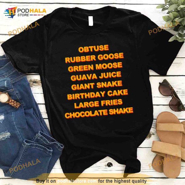 Obtuse Rubber Goose Green Moose Shirt