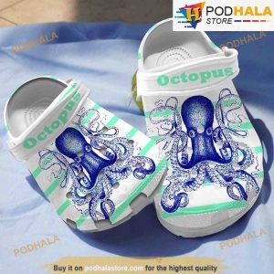 Octopus 3D Funny Crocs