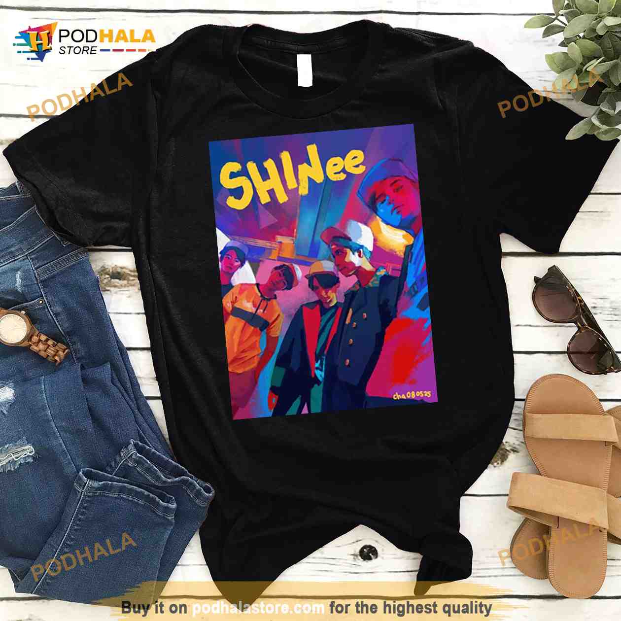 Odd Ot5 Shinee Kpop Band Shirt Odd Ot5 Shinee Kpop Band Shirt