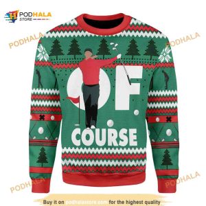Of Course Tiger All Over Printed Funny Ugly Sweater
