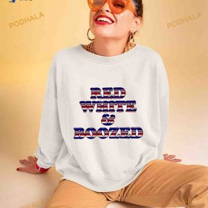 Official Red White And Boozed Shirt 2