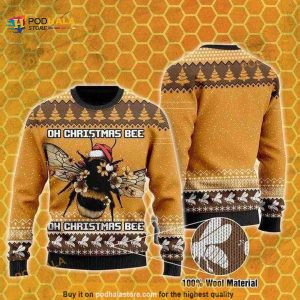 Oh Christmas Bee 3D Funny Ugly Sweater