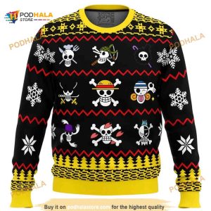 One Piece All Over Printed Anime Christmas Sweater