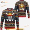 One Piece Straw Hat Priate Xmas Hoodie Ugly Anime Christmas Sweater