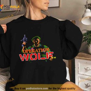 Operation Wolf Arcade Title Screen Shirt 2