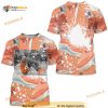 Orange Basketball Shoes Goat Number 23 Unisex Sneaker 3D Shirt Match Crimson Bliss 5s Tee