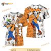 Orange Goofy Dog Cross Comic Book Patterns Disney Outfits 3D Shirt