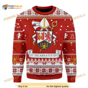 Order Of Saint Benedict All Over Printed Funny Ugly Sweater