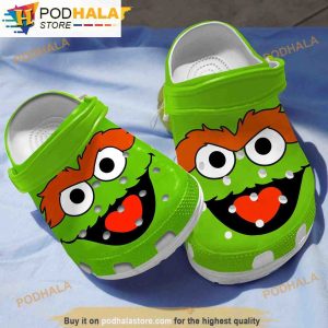 Oscar The Grouch Muppet 3D Funny Crocs