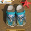 Owl Blue 3D Funny Crocs