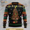Owl Christmas Tree All Over Printed Funny Ugly Sweater