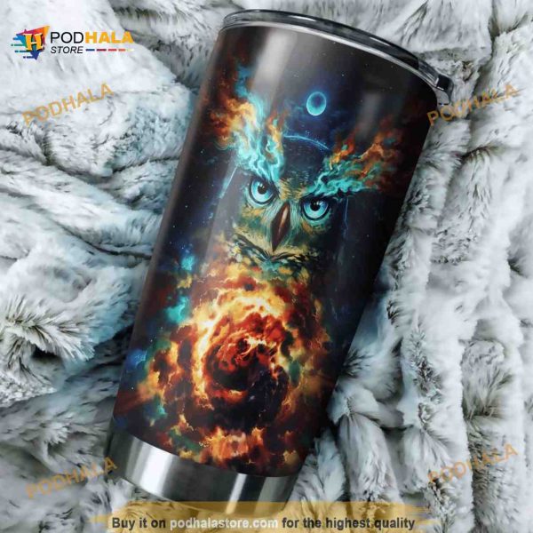 Owl Cute Stainless Steel Cup Coffee Tumbler