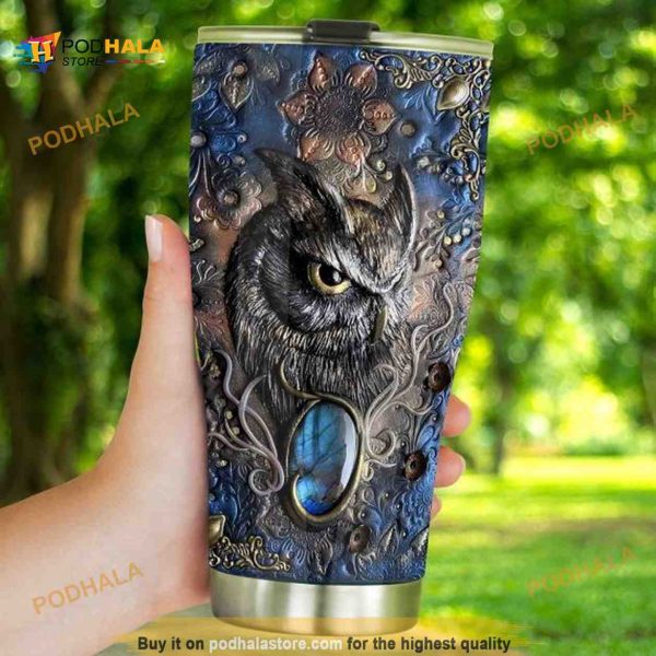 Owl Gift Travel Coffee Tumbler All Over Print 3D
