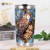 Owl Glasses Gift Travel Coffee Tumbler All Over Print 3D